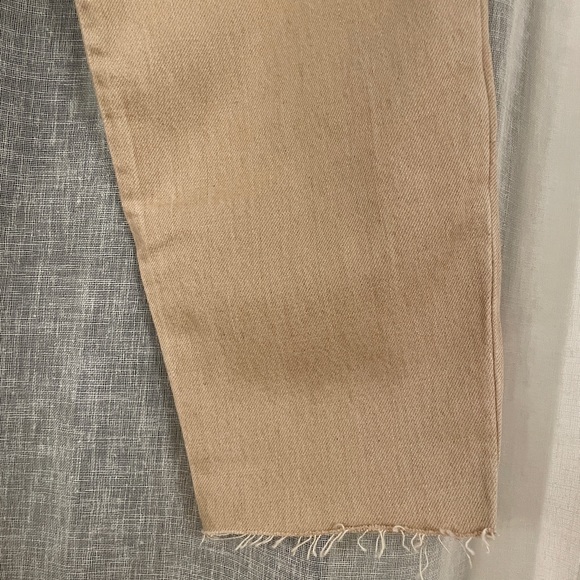 Mango Khaki Denim Utility Belted Pants - Picture 6 of 6